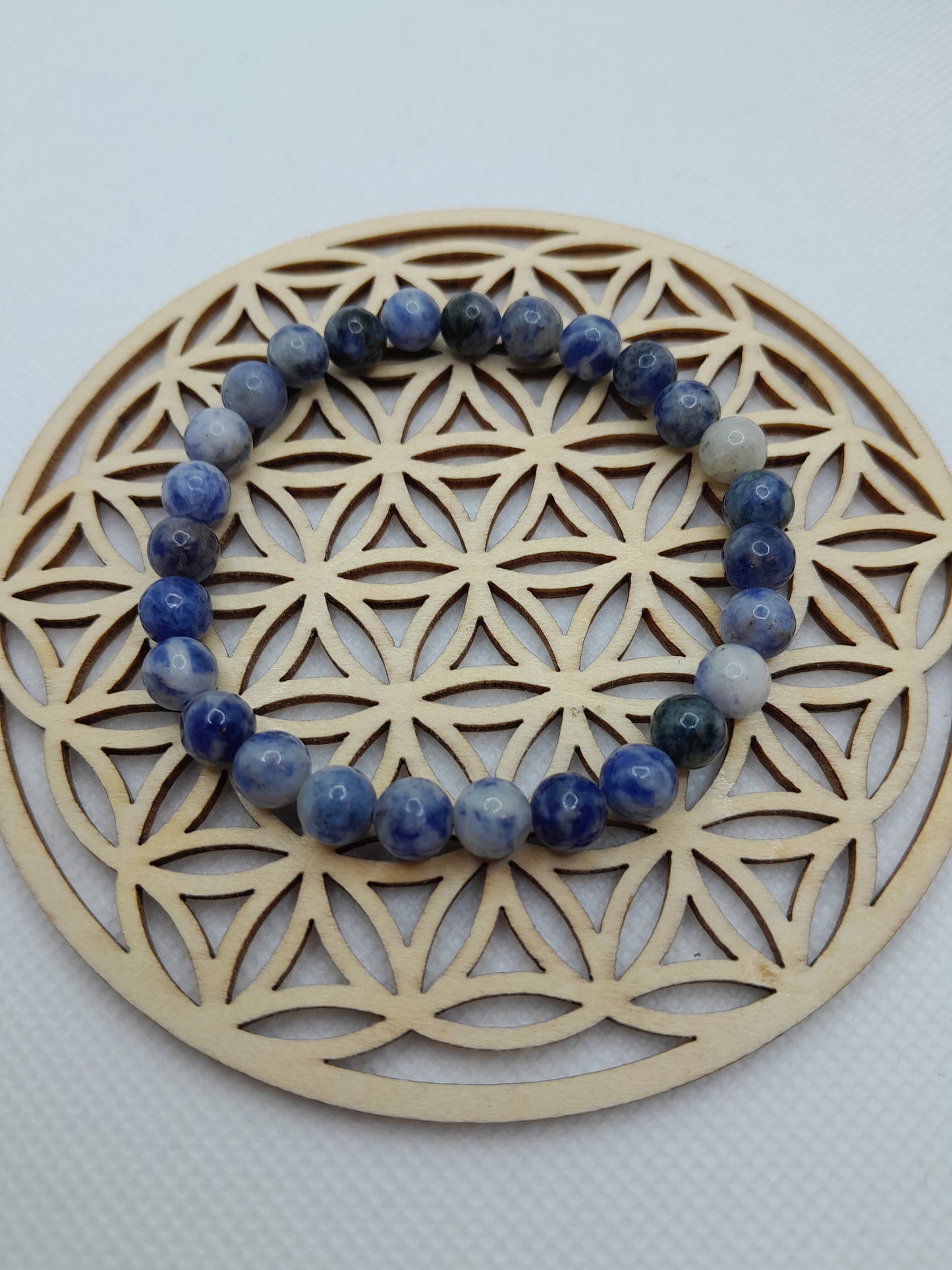 Bracelet en Pierre Naturelle - Sodalite - 6 mm