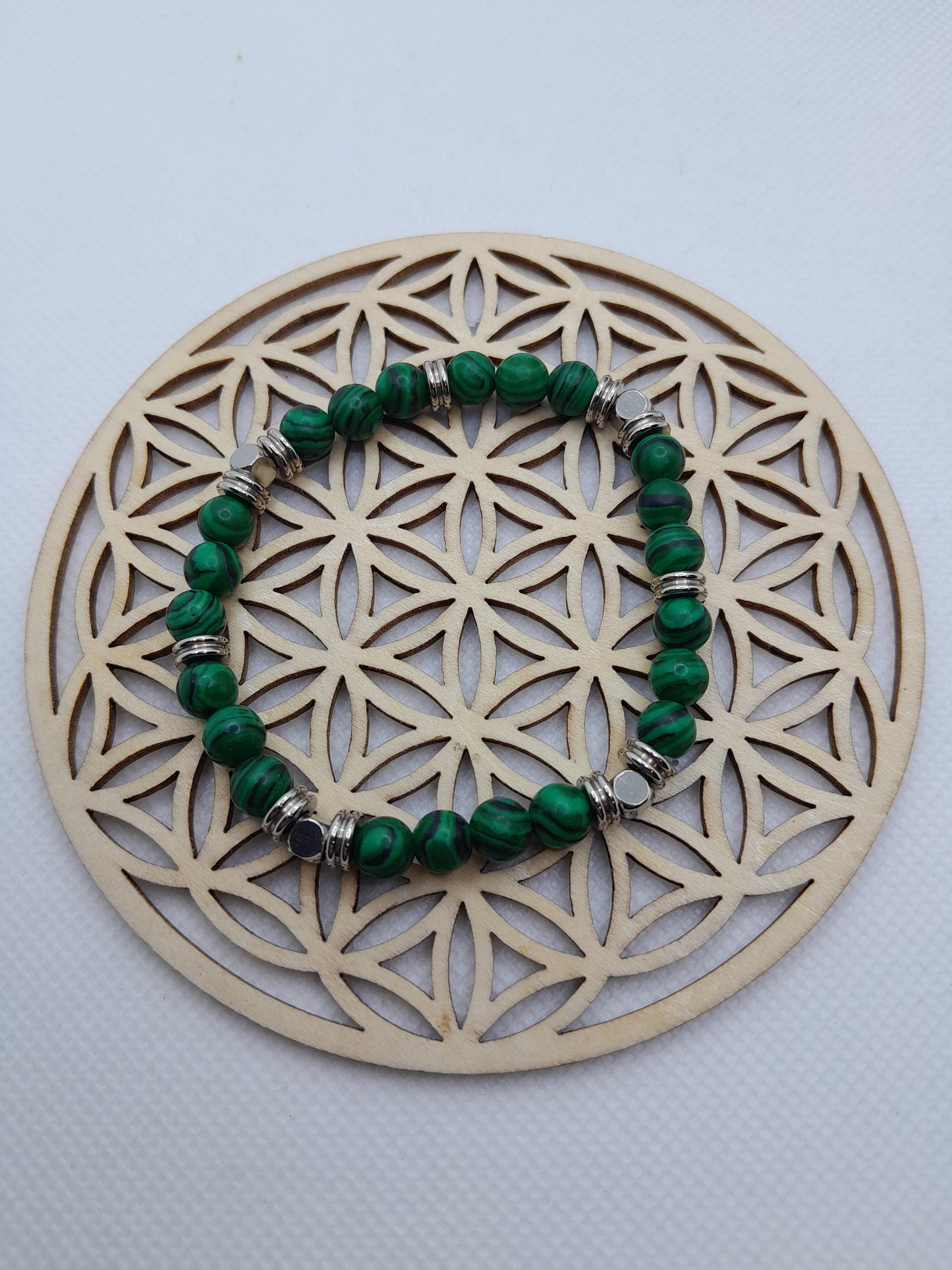 Bracelet en Pierre Naturelle - Malachite