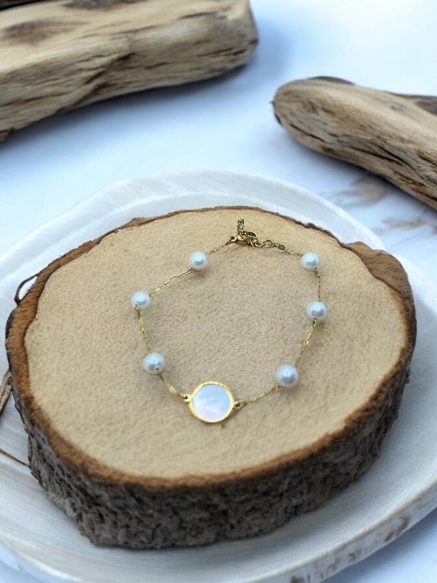 Bracelet Chaine fine Charme et élégant - Acier inoxydable doré