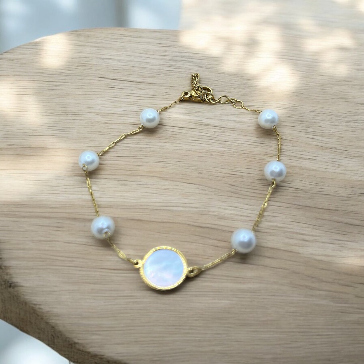 Bracelet Chaine fine Charme et élégant - Acier inoxydable doré