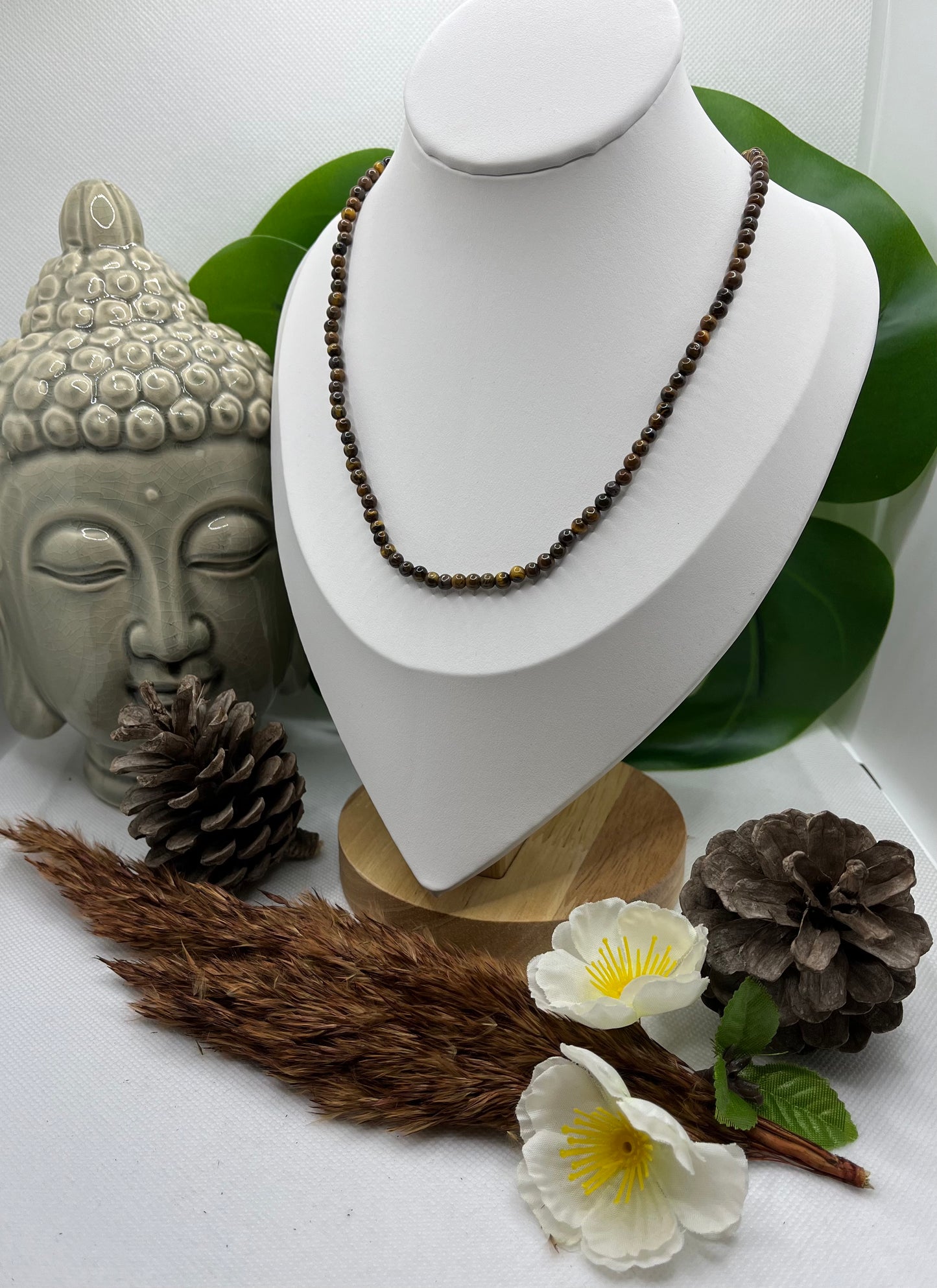 Collier en Pierre Naturelle - Oeil de Tigre