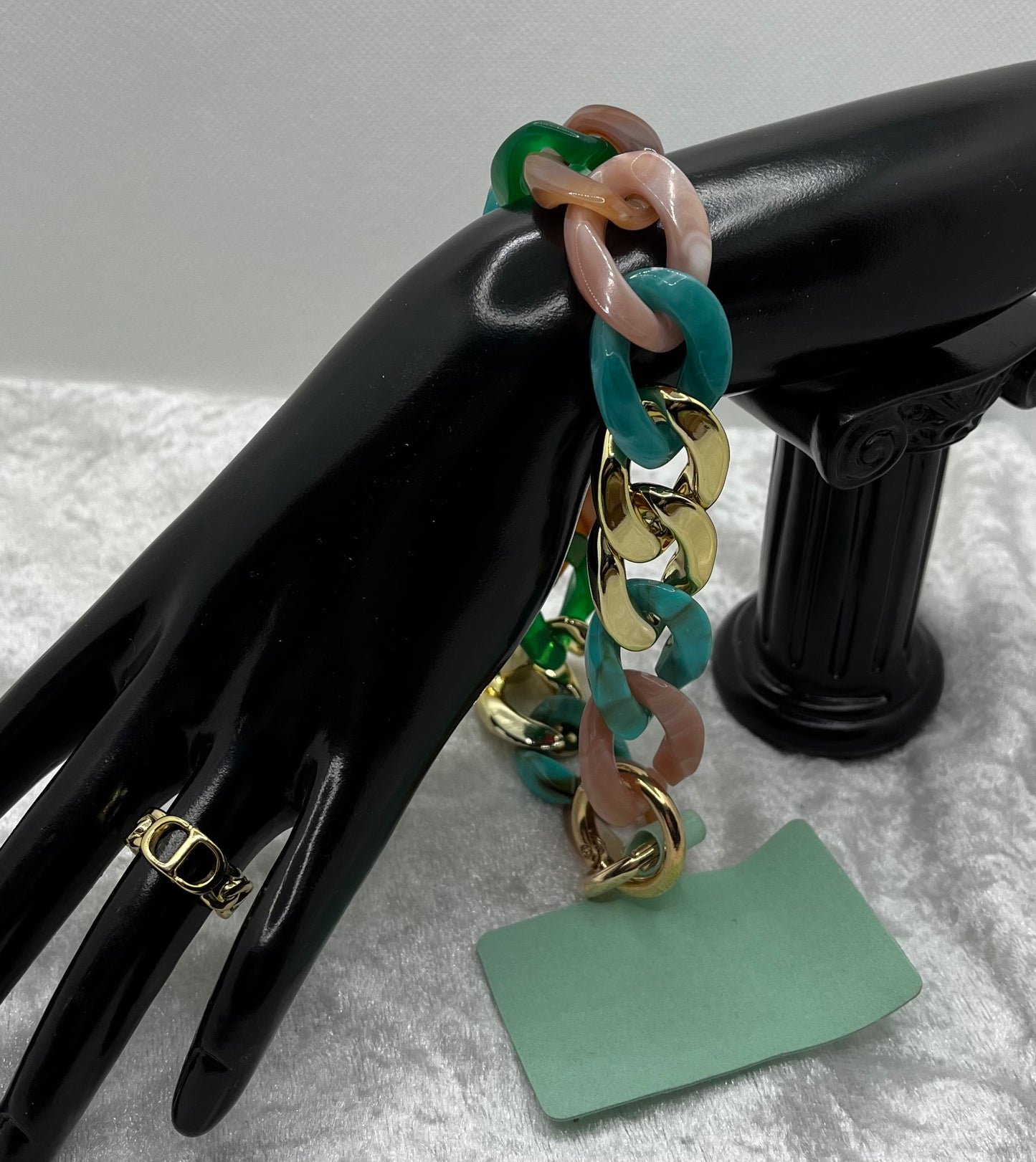 Bijou de téléphone Portable - bracelet chaine grosse maille