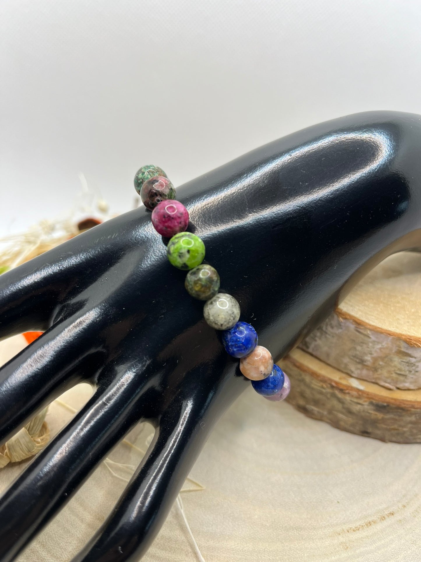 Bracelets Pierres naturelles - Granite multicouleur