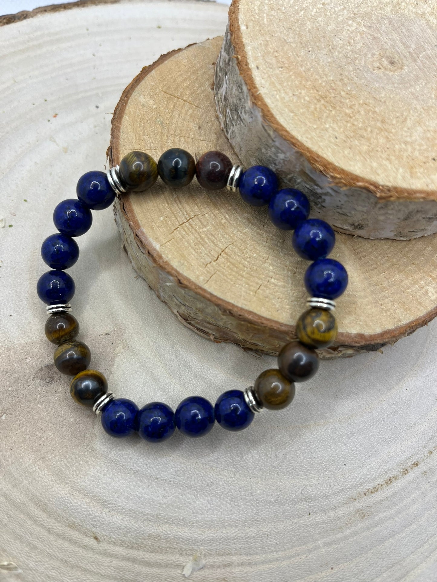 Bracelets Pierres - Lapis Lazuli / Oeil de Tigre