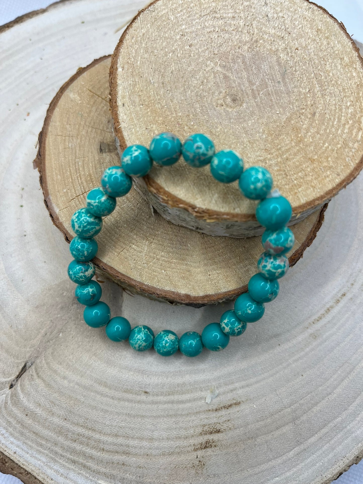 Bracelets Pierres - Jaspe Impérial vert