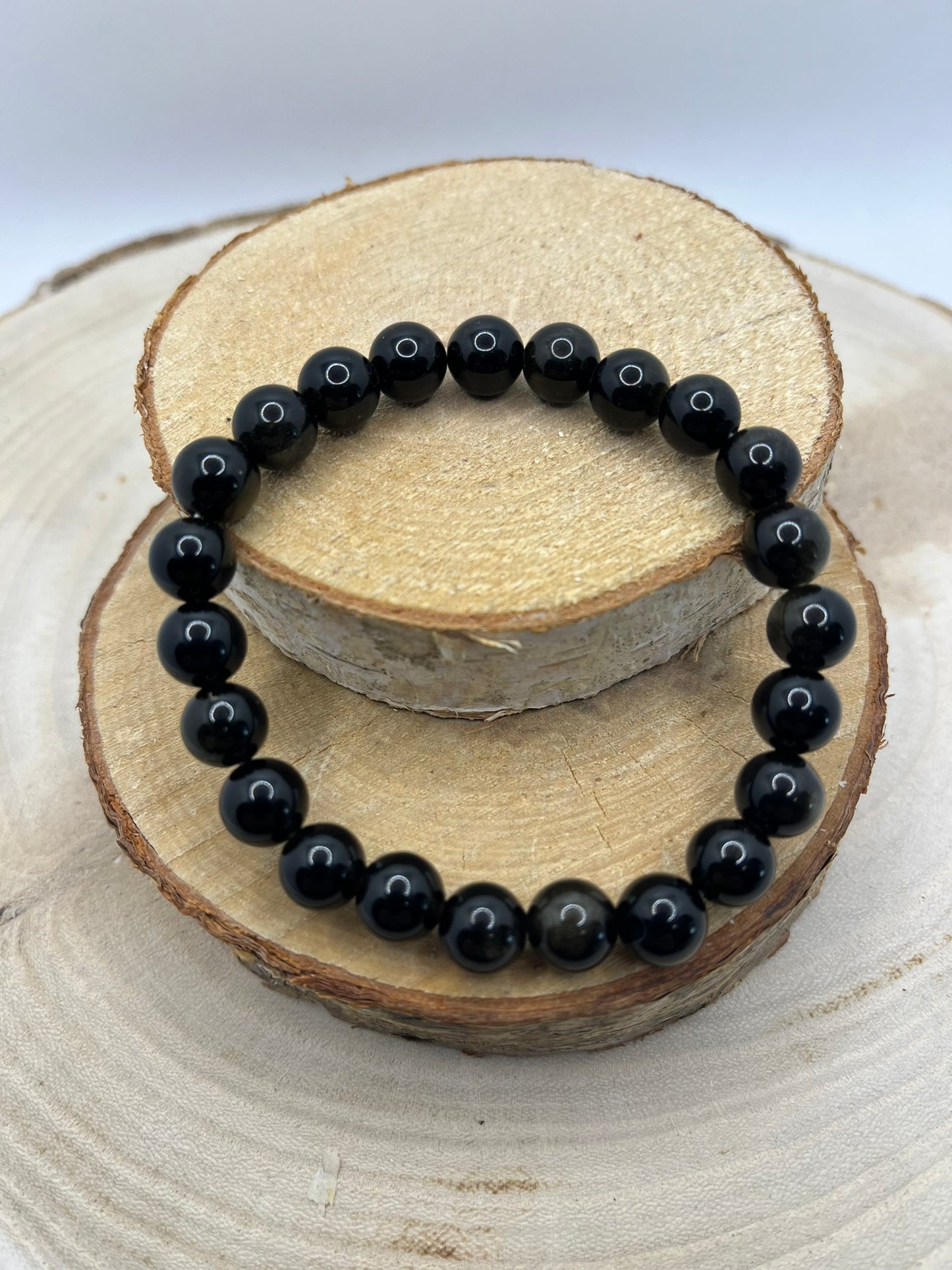 Bracelets Pierres - Obsidienne