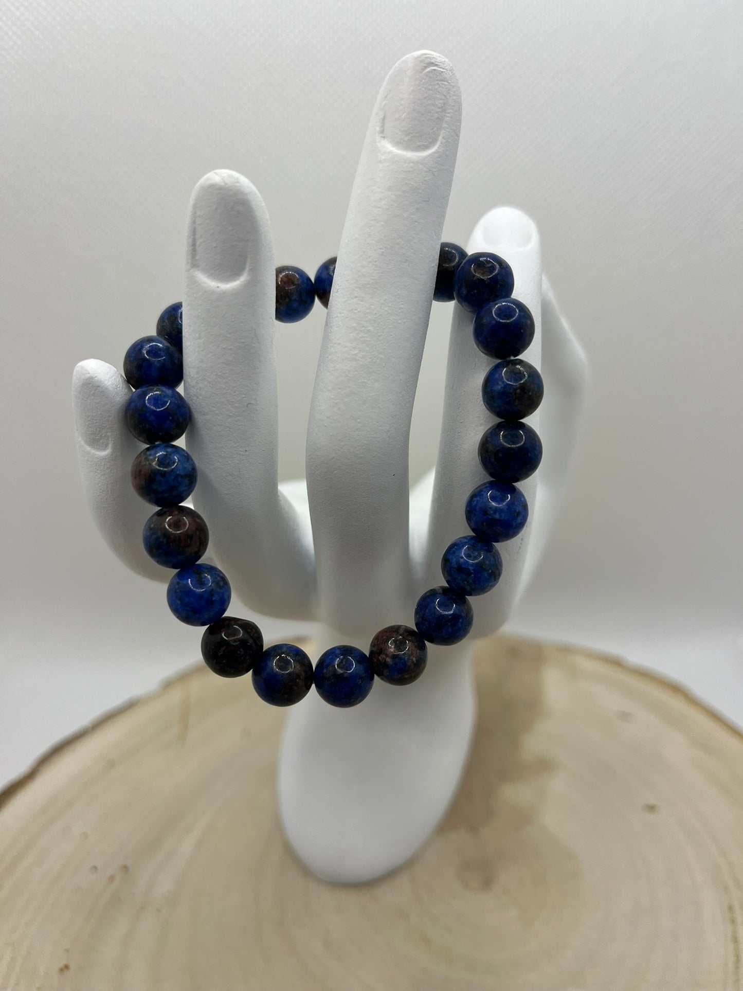 Bracelets Pierres - Granite Bleue