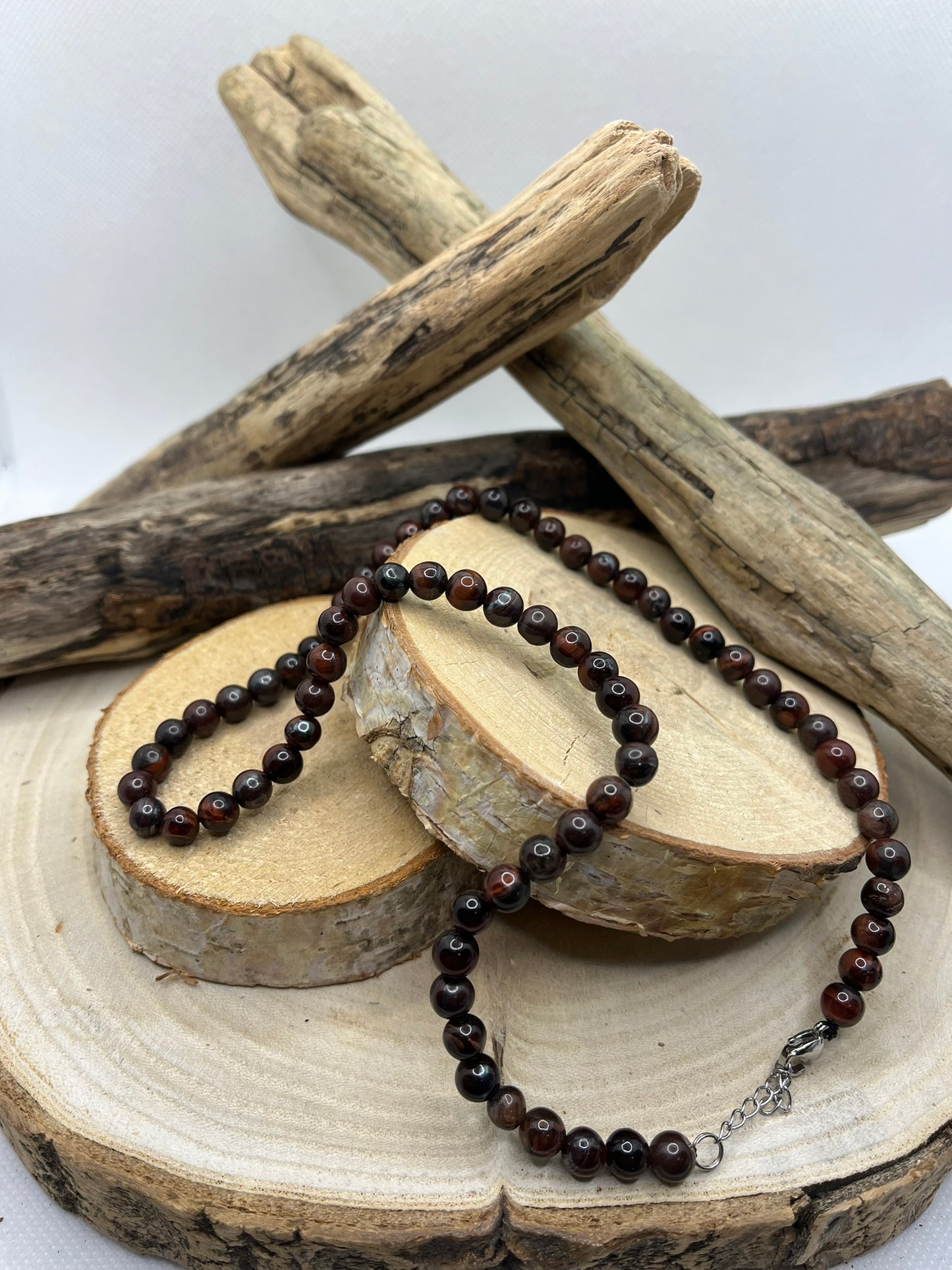 Collier en Pierre Naturelle - Oeil de Taureau