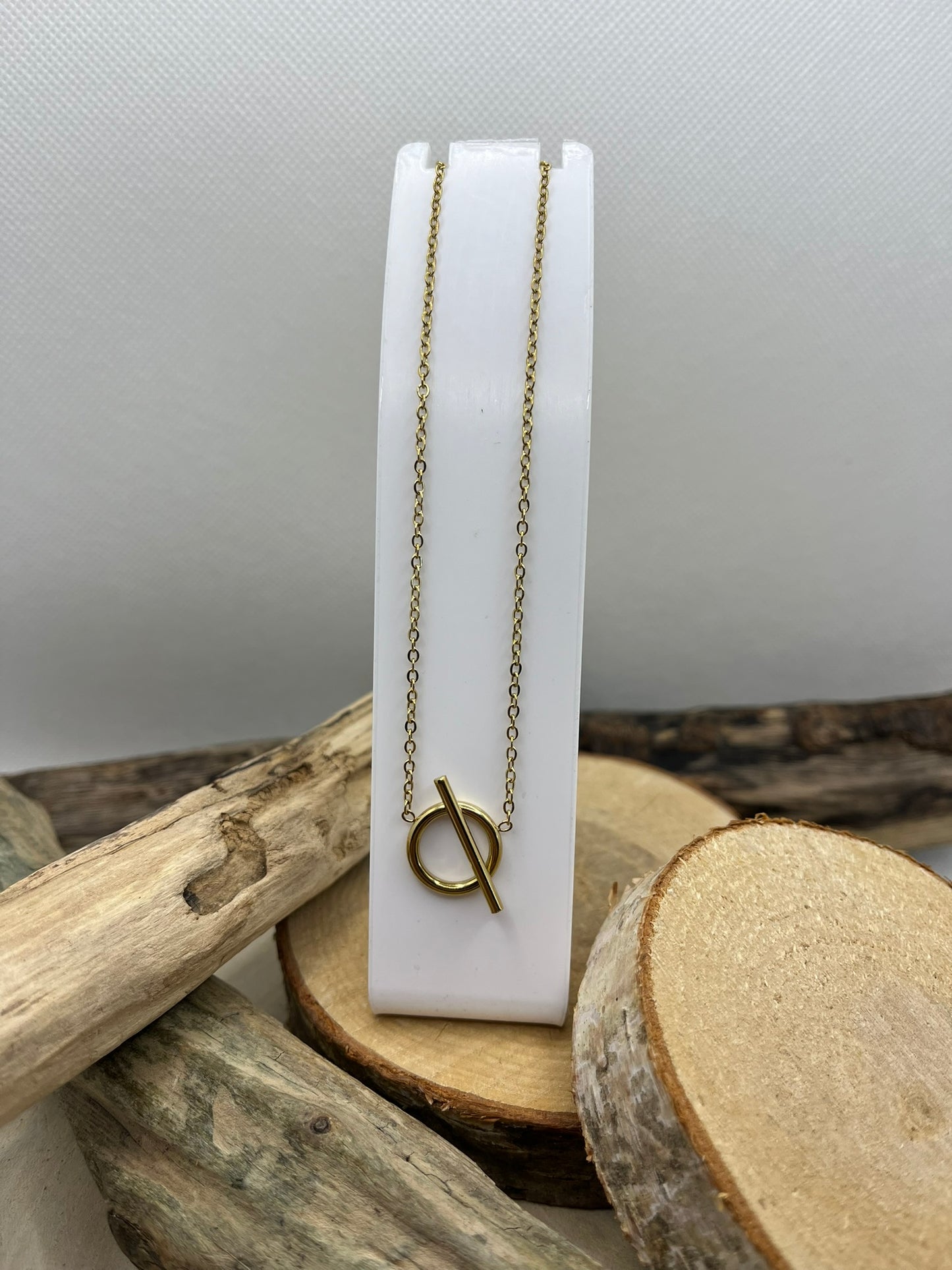 Collier Chaine fine - Pendentif Mode - Acier inoxydable Argenté