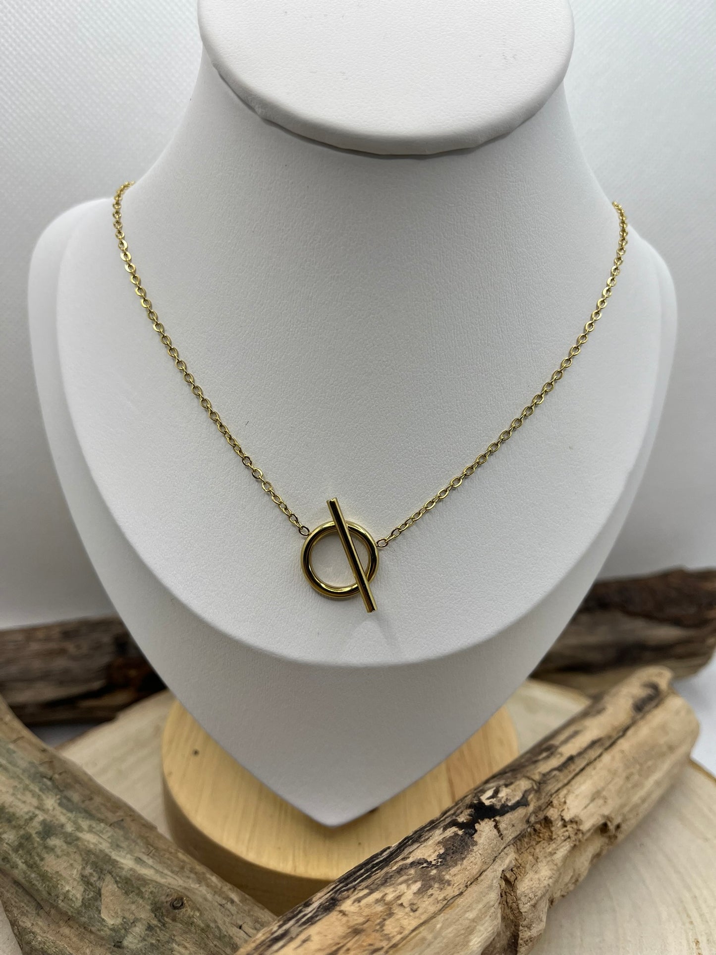 Collier Chaine fine - Pendentif Mode - Acier inoxydable Argenté