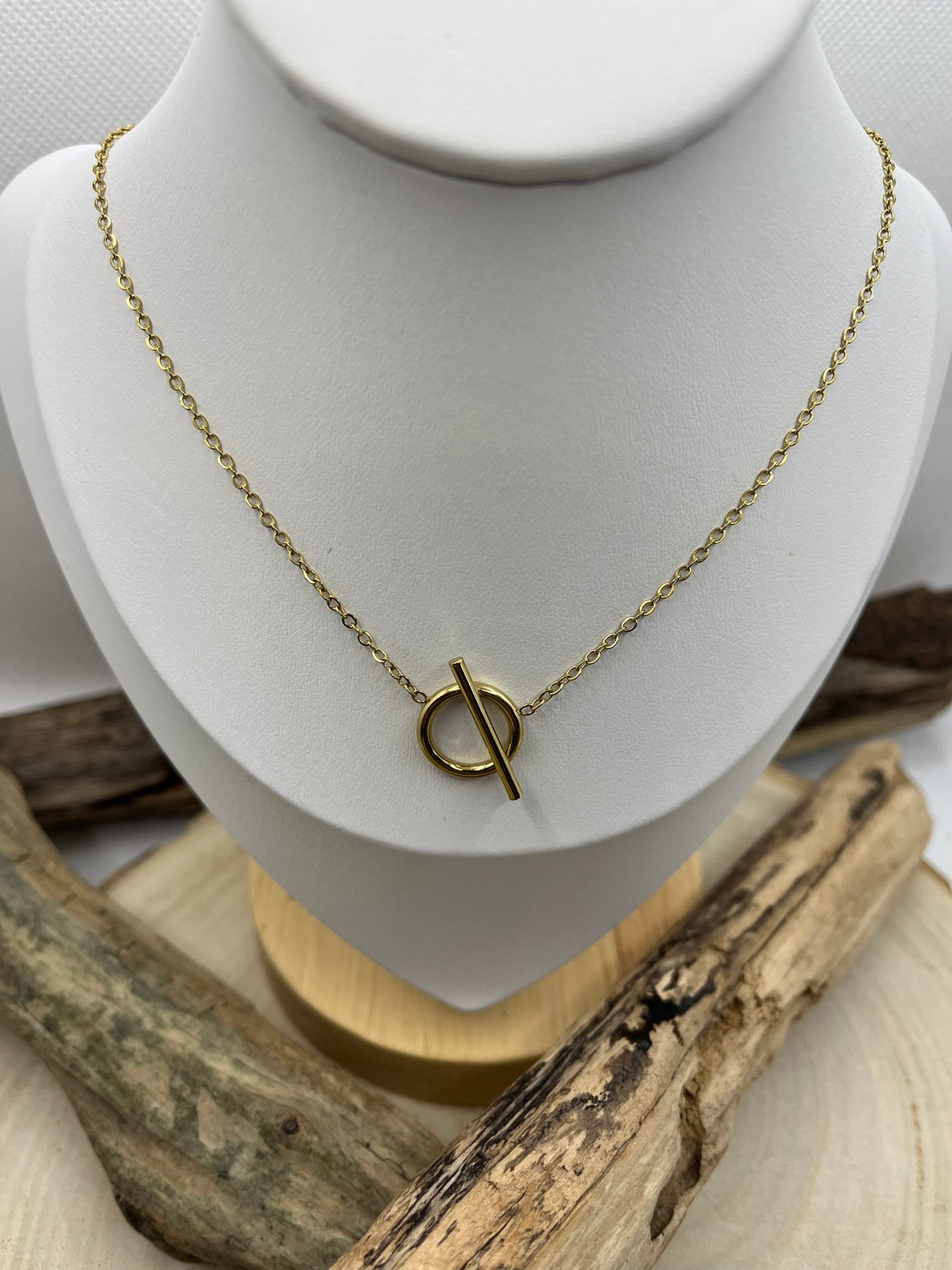 Collier Chaine fine - Pendentif Mode - Acier inoxydable Argenté