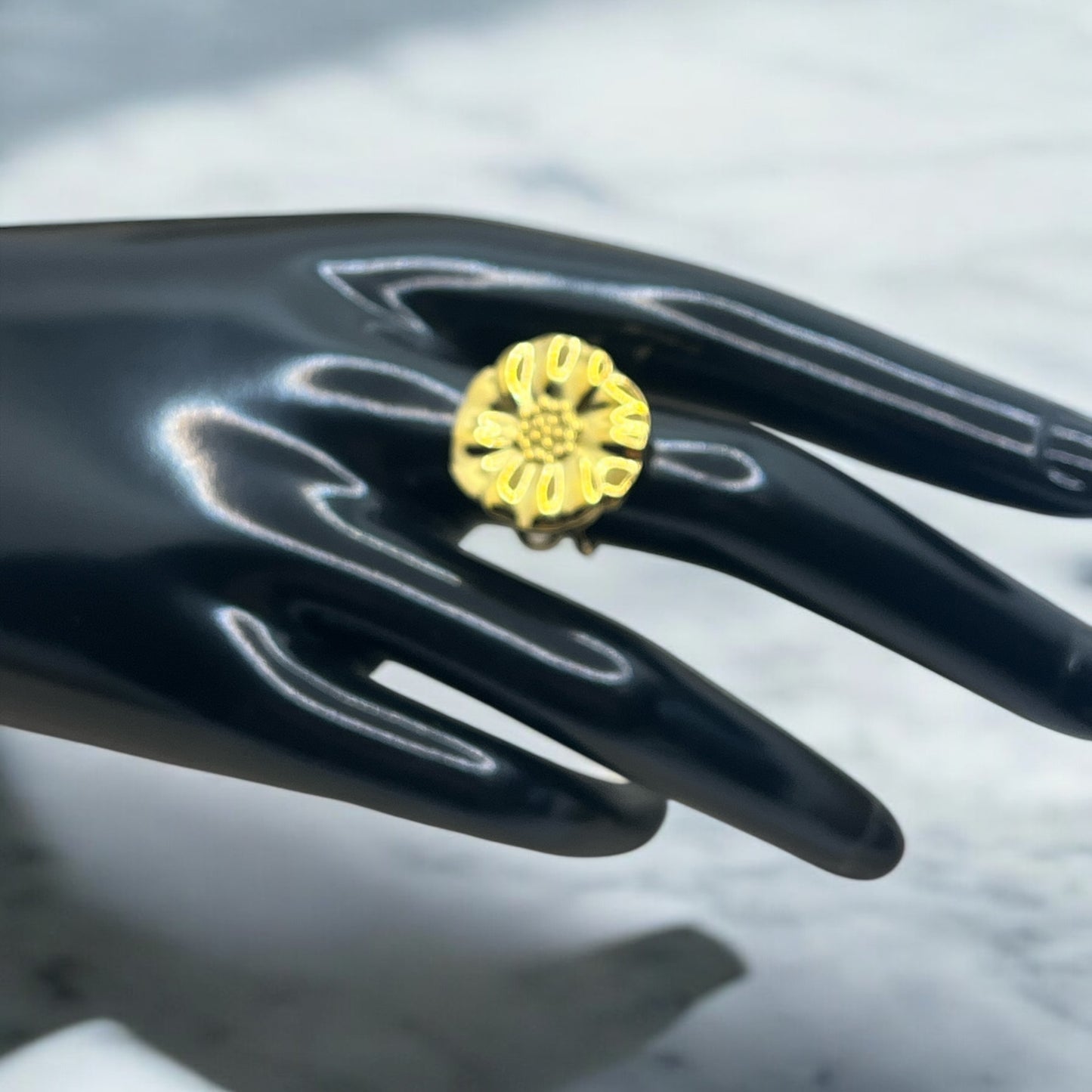 Bague Fleur chic - Réglable - Acier inoxydable