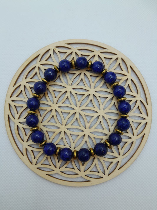 Bracelet en pierre naturelle - Lapis Lazuli