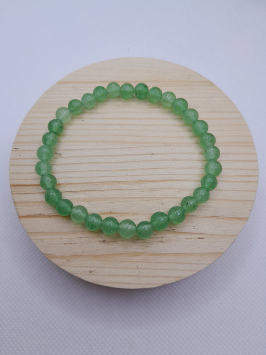 Bracelet en Pierre Naturelle - Aventurine - 6 mm