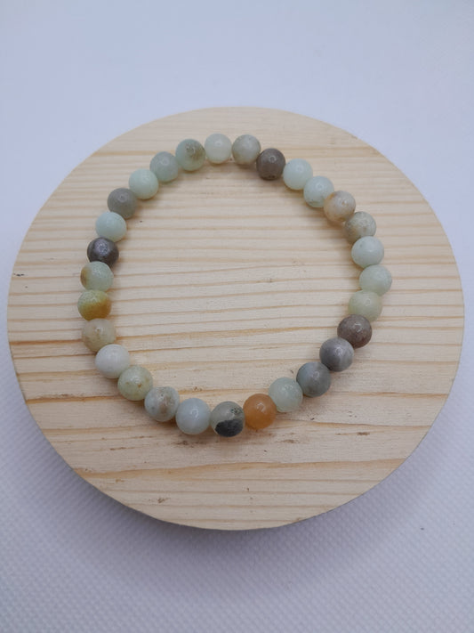 Bracelet en Pierre Naturelle - Amazonite - 6 mm