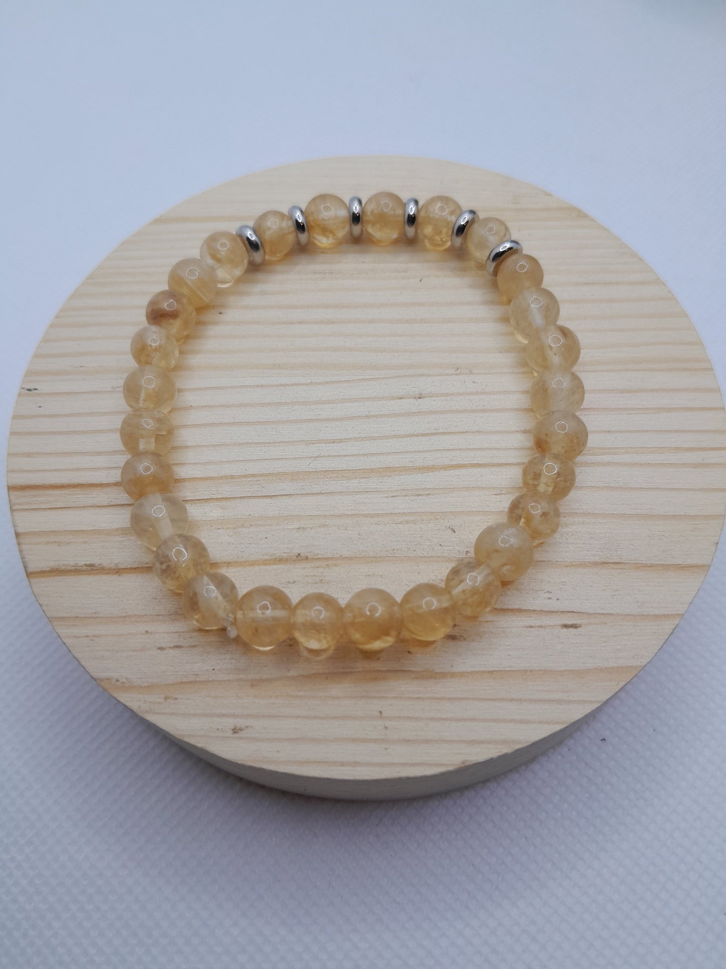 Bracelet en Pierre Naturelle - Citrine