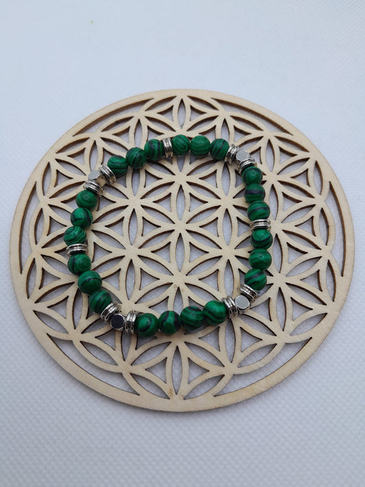 Bracelet en Pierre Naturelle - Malachite