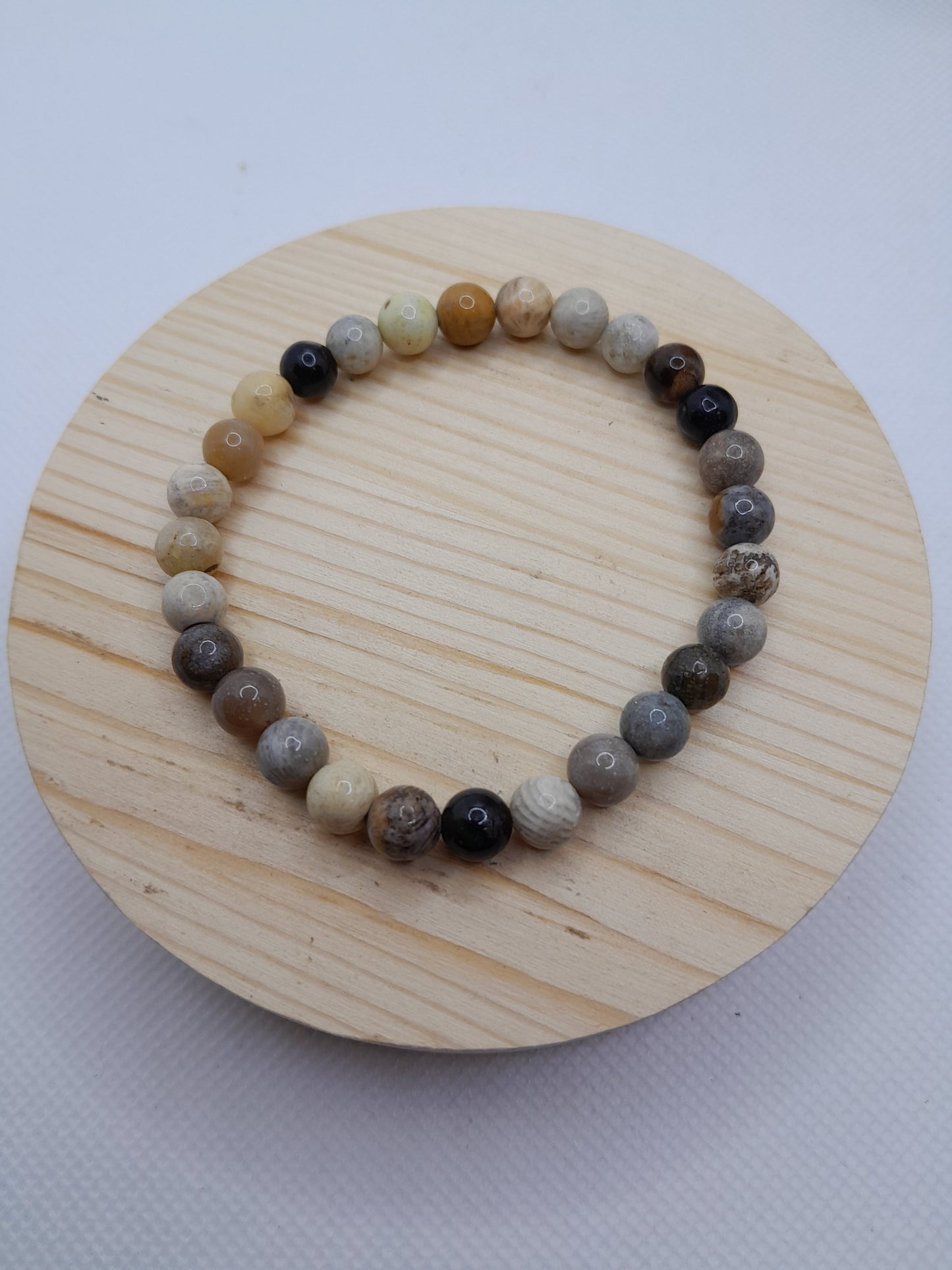 Bracelets en Pierre Naturelle - Pierre de Chrysanthème