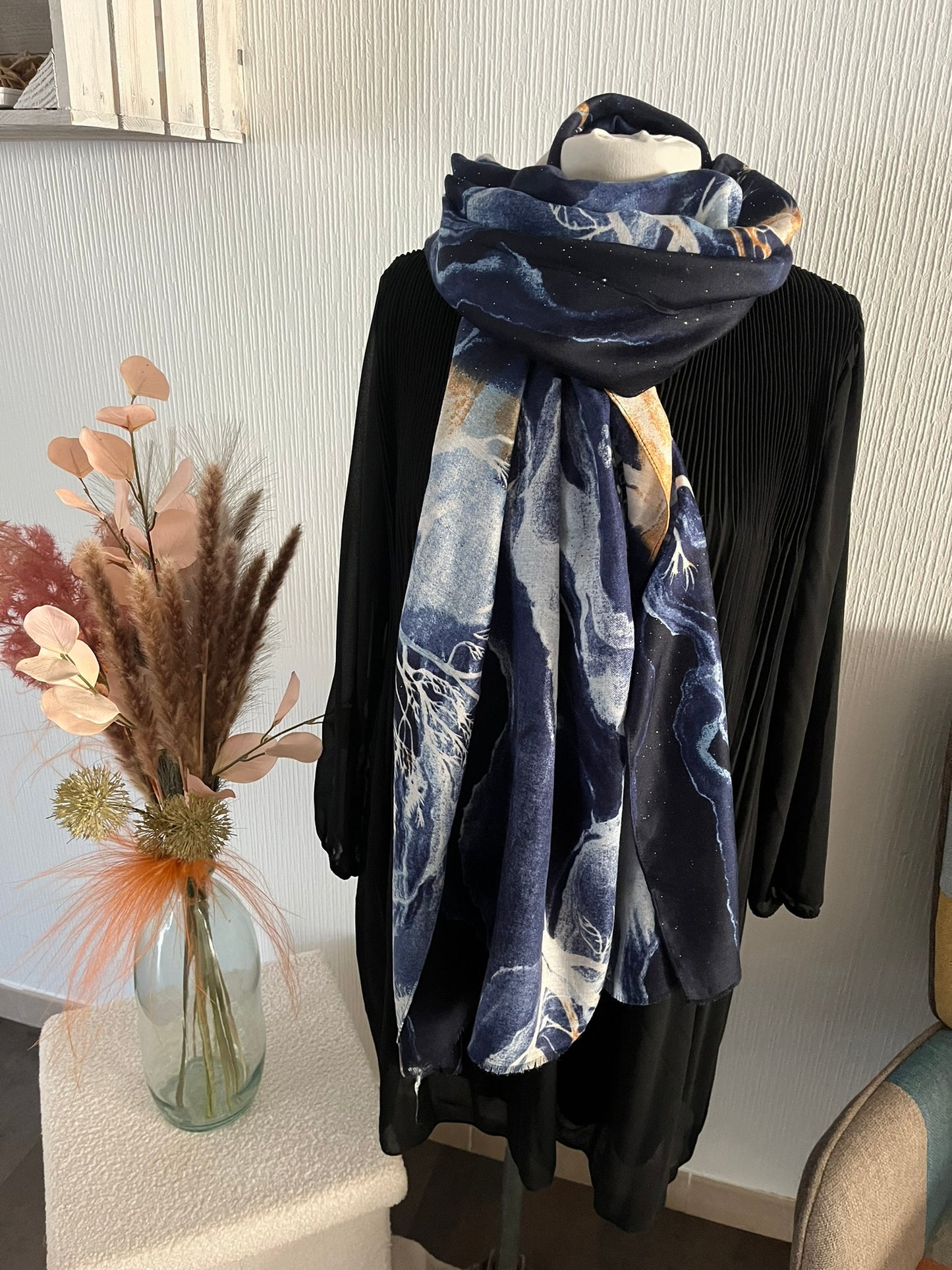 Foulard Femme douce et chic avec ses nuances de couleurs