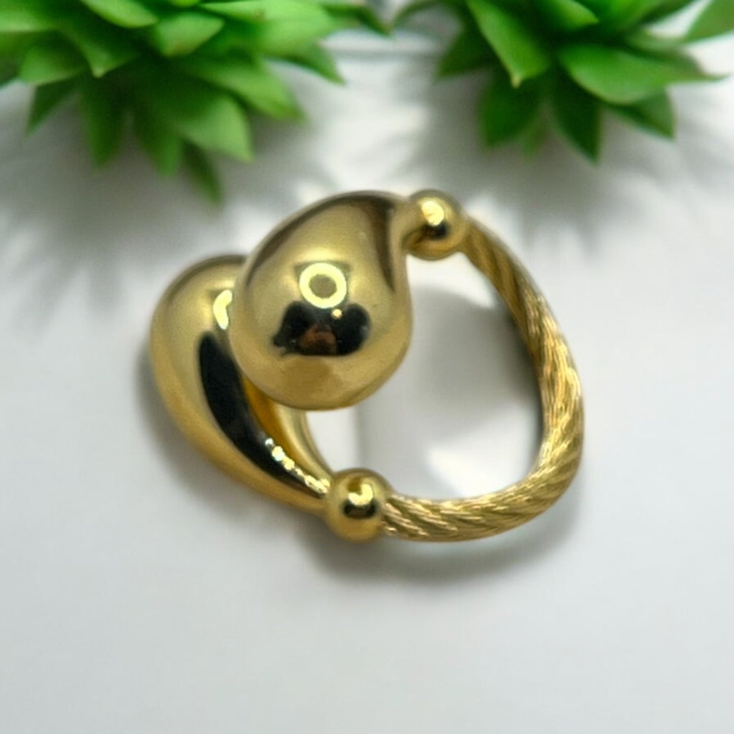Bague réglable élégante mode - Acier inoxydable - Doré ou en Argenté