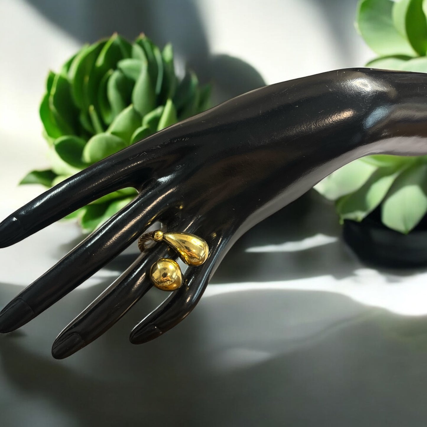 Bague réglable élégante mode - Acier inoxydable - Doré ou en Argenté