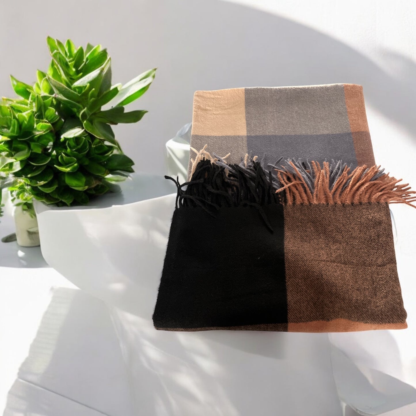 Echarpe carré douce et chaleureuse - 5 Couleurs disponibles