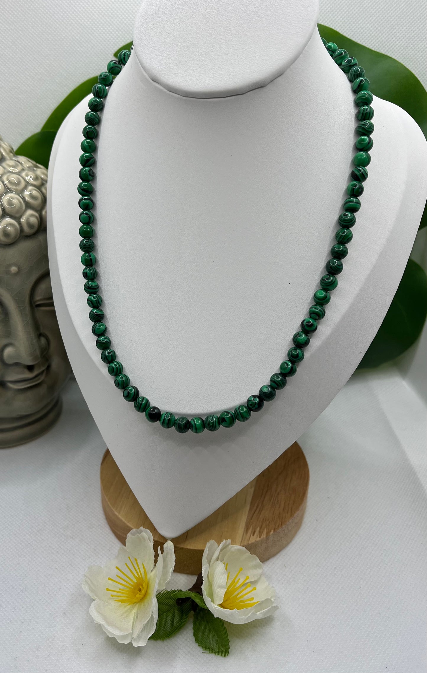 Collier en Pierre Naturelle Malachite