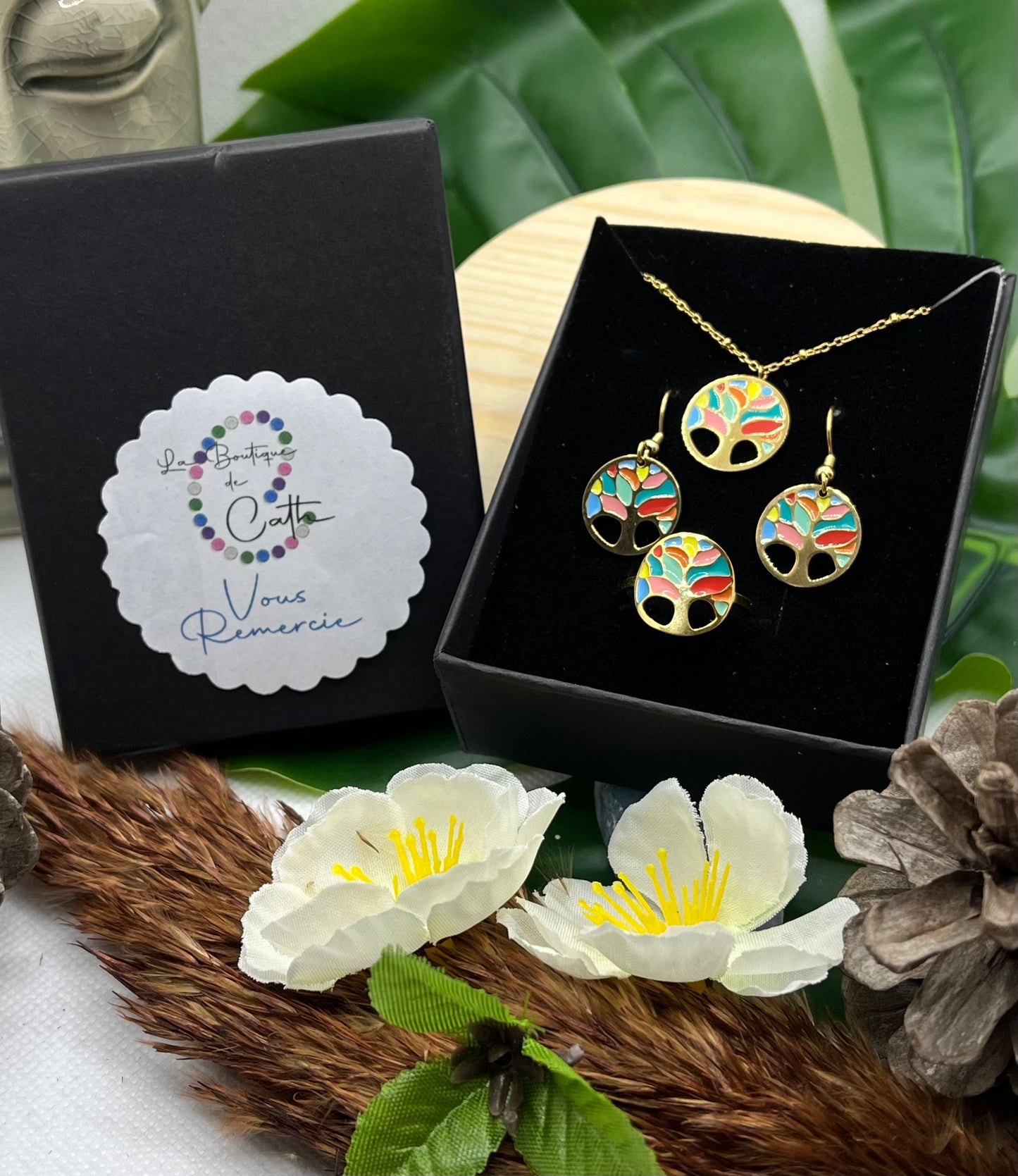 Boite Cadeau Bijoux Noir