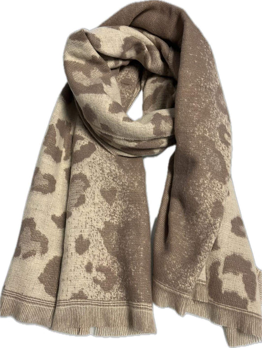 Echarpe Femme Douce et Chaude de couleur beige