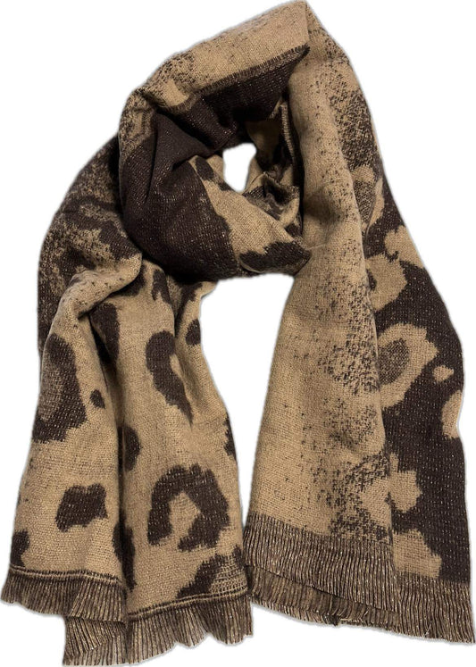 Echarpe Femme Chaude - Chic et Douce - de couleur café