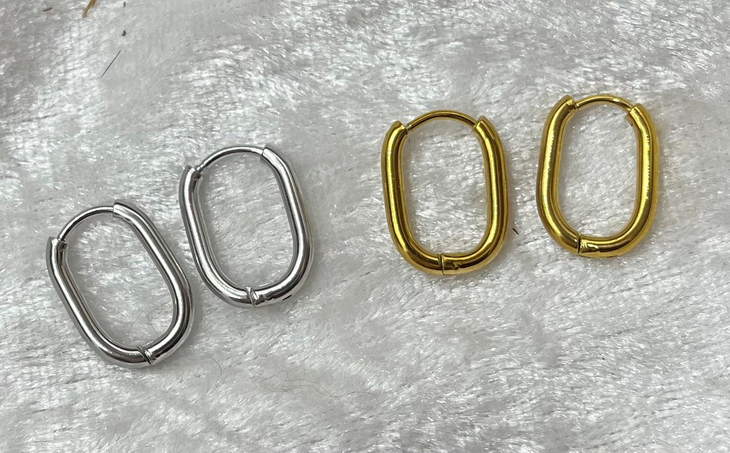 Boucles d'Oreilles Katine  - Acier inoxydable - Or ou en Argent