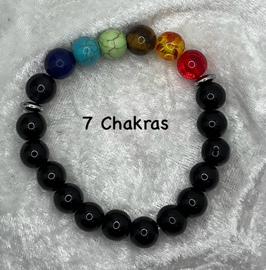 Bracelet Pierre Naturelle - 7 Chakras