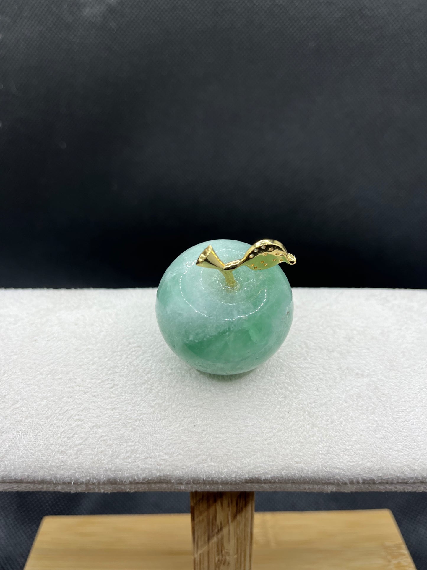 Pomme Pierre Naturelle de Jade vert