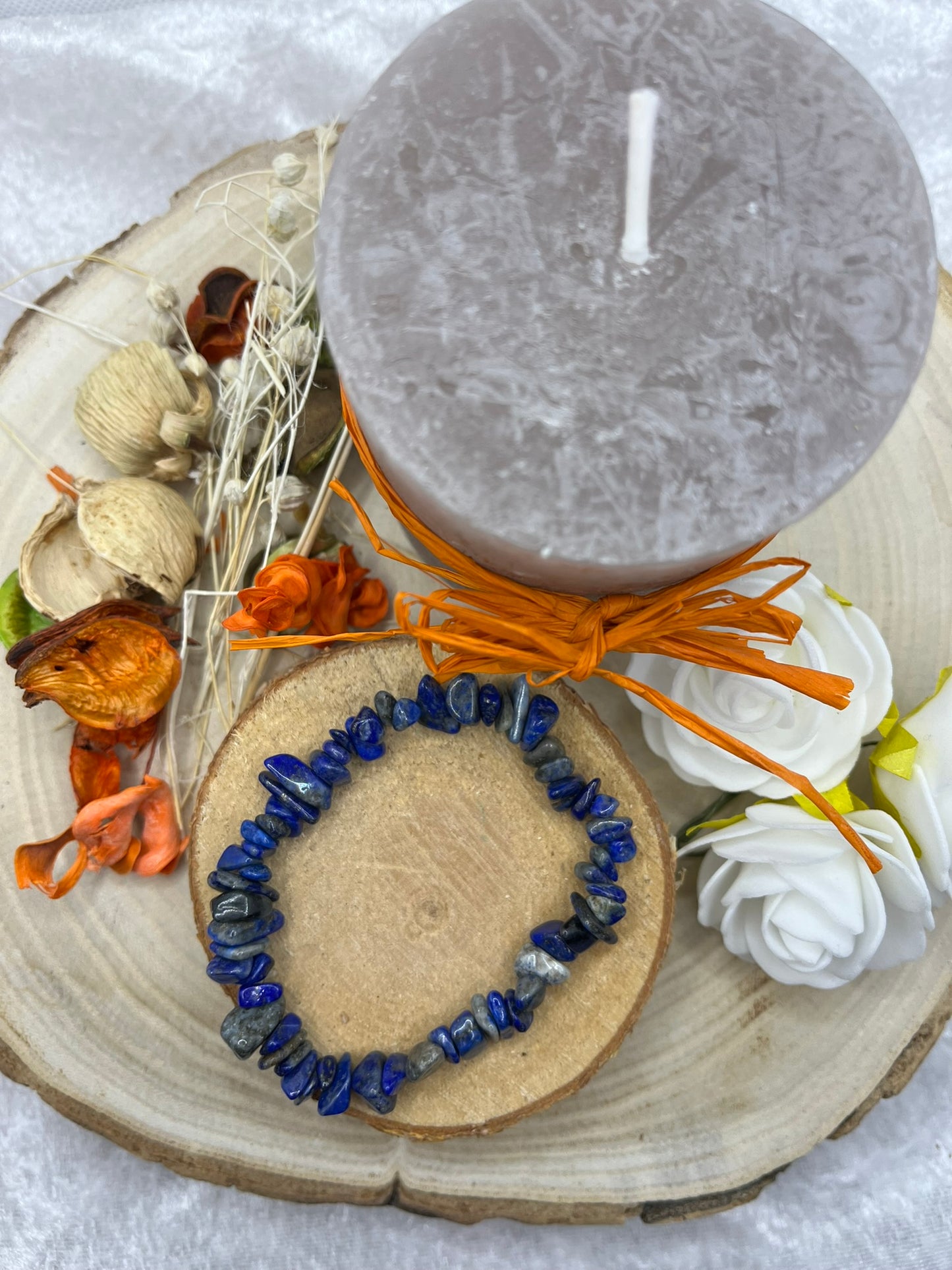 Bracelet en Pierres Naturelles - Lapis Lazuli