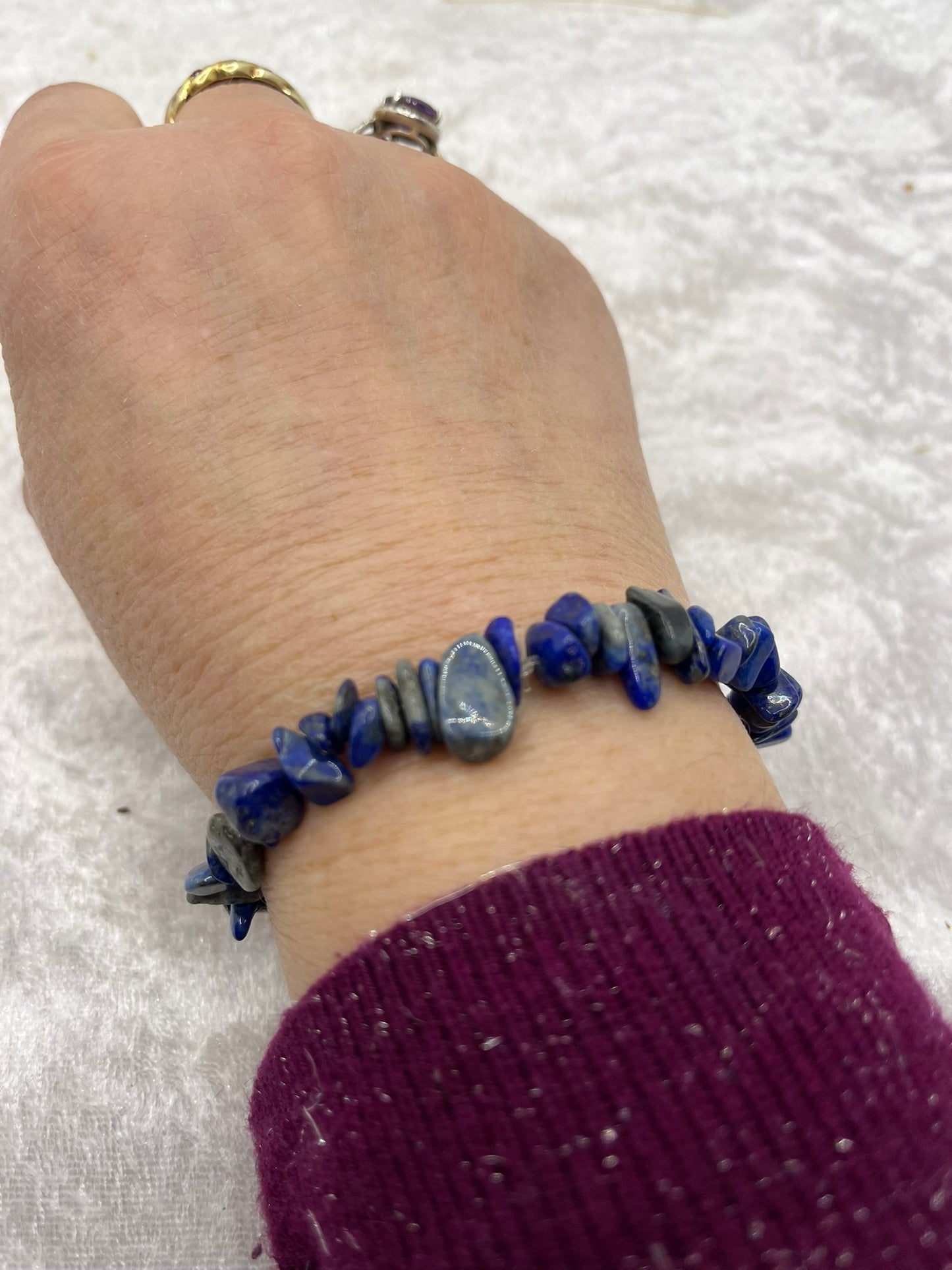 Bracelet en Pierres Naturelles - Lapis Lazuli