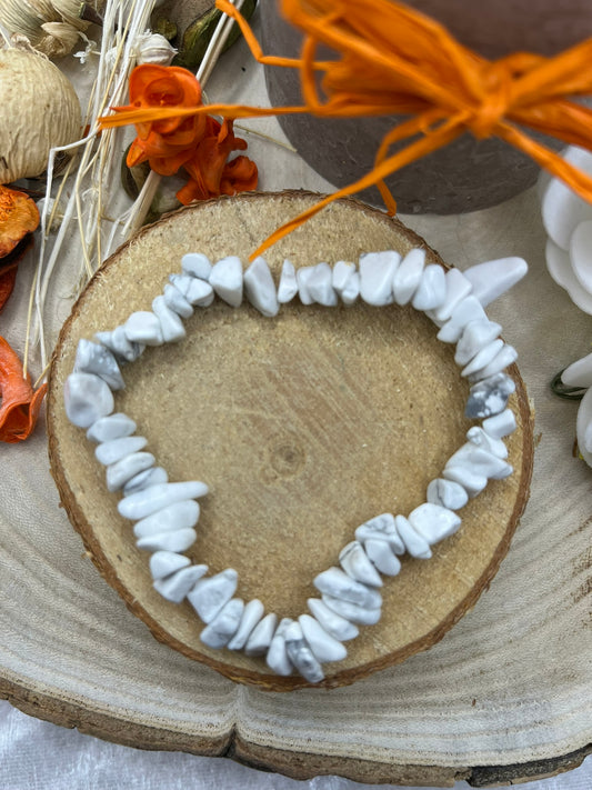 Bracelet en Pierres Naturelles - Howlite