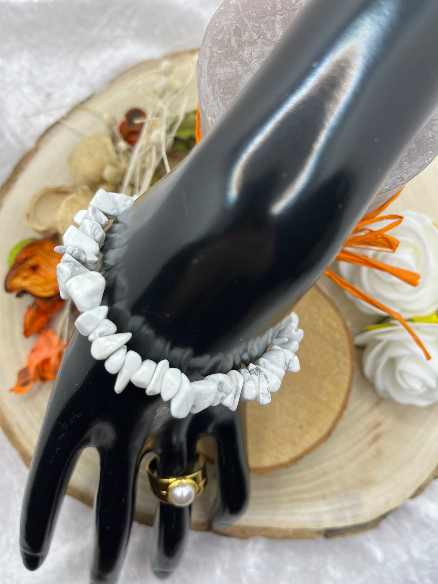 Bracelet en Pierres Naturelles - Howlite