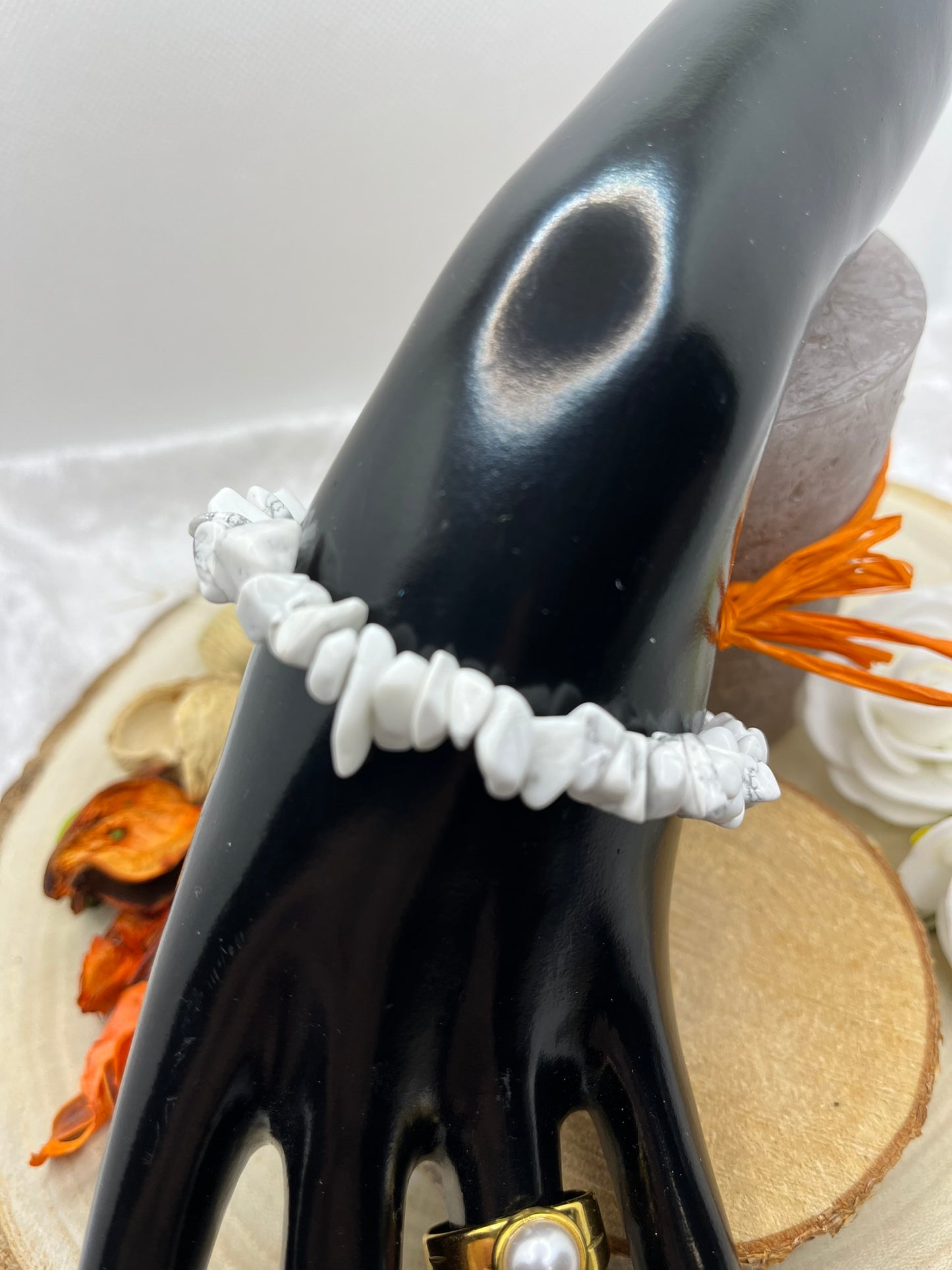 Bracelet en Pierres Naturelles - Howlite