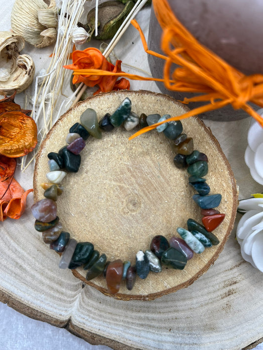 Bracelet en Pierres Naturelles - Agate Indienne