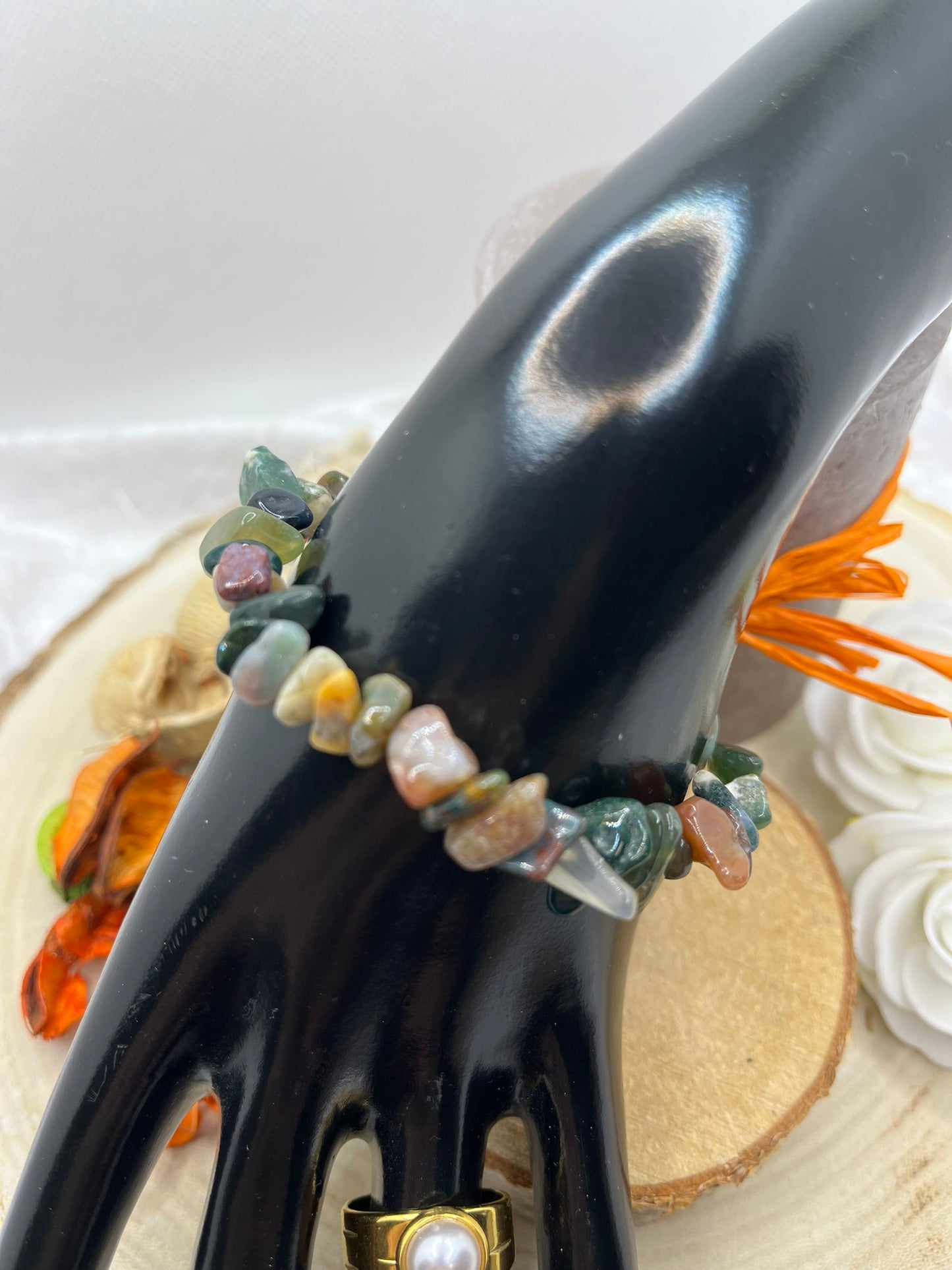 Bracelet en Pierres Naturelles - Agate Indienne