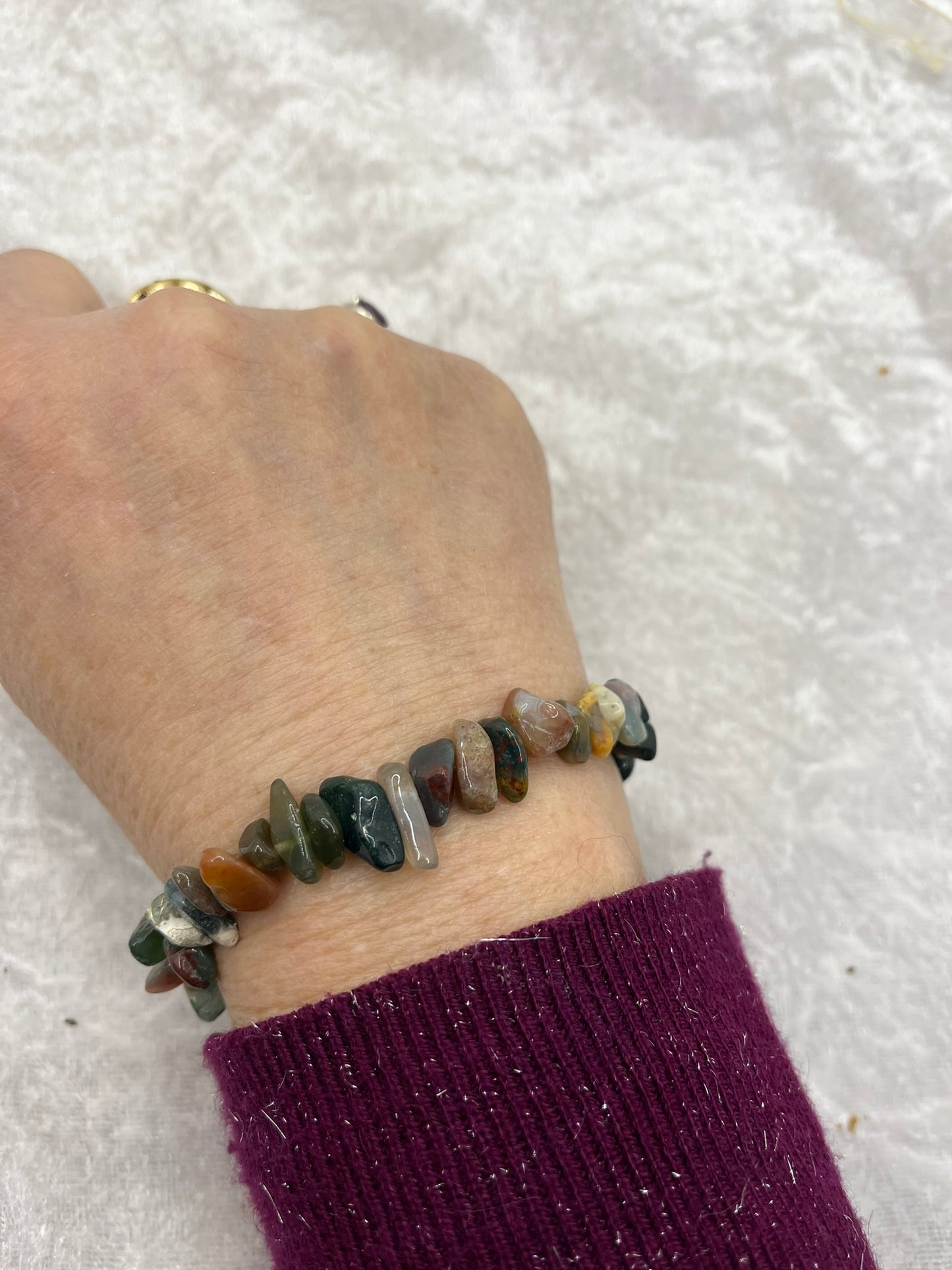 Bracelet en Pierres Naturelles - Agate Indienne