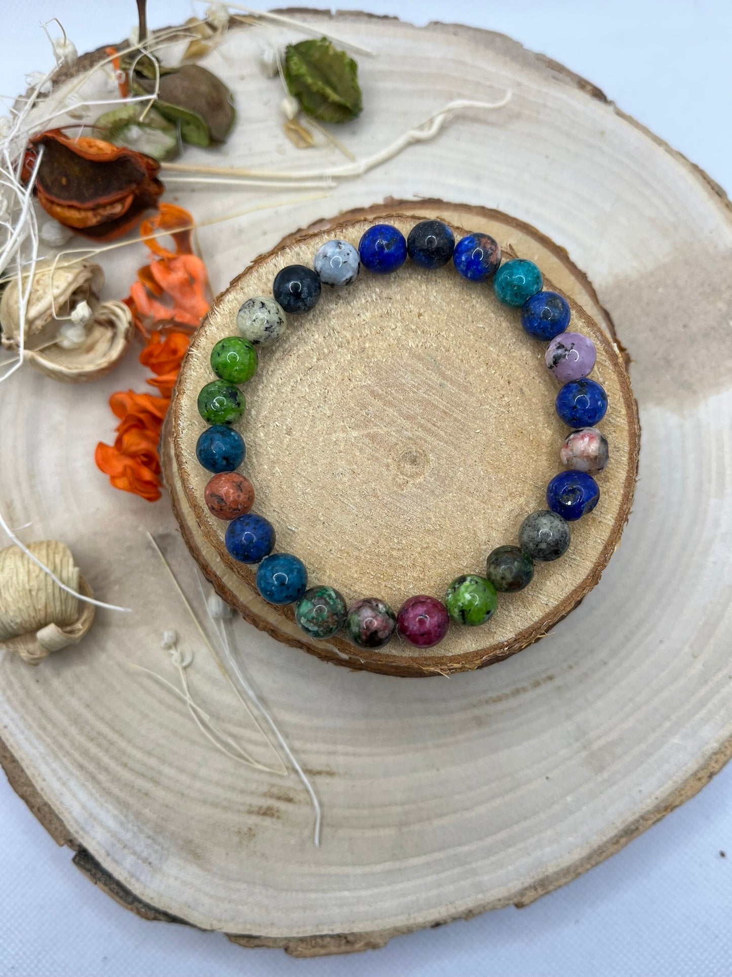 Bracelets Pierres naturelles - Granite multicouleur