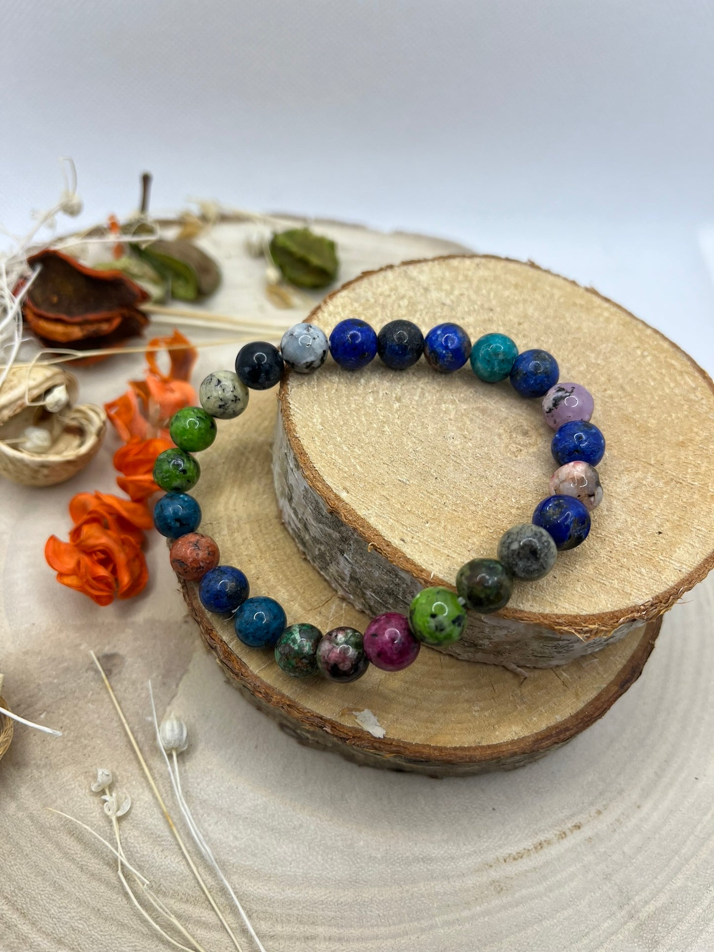 Bracelets Pierres naturelles - Granite multicouleur