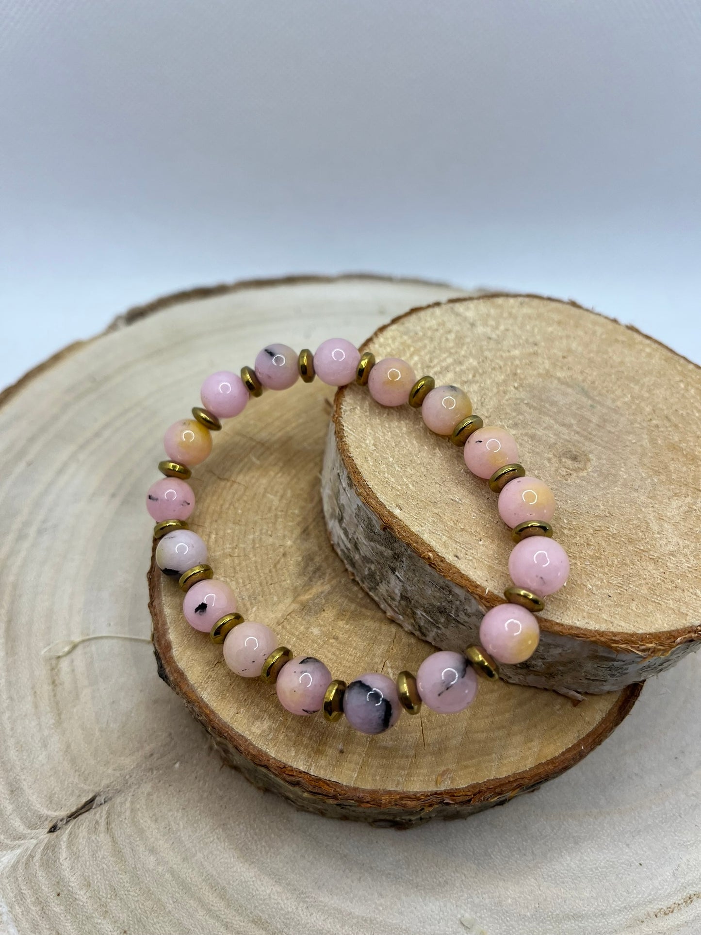 Bracelets Pierres - Opale Rose