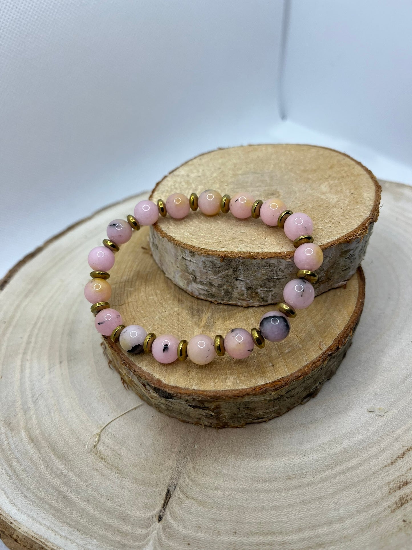 Bracelets Pierres - Opale Rose