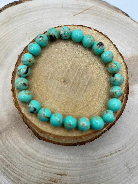 Bracelets Pierres - Turquoise vert