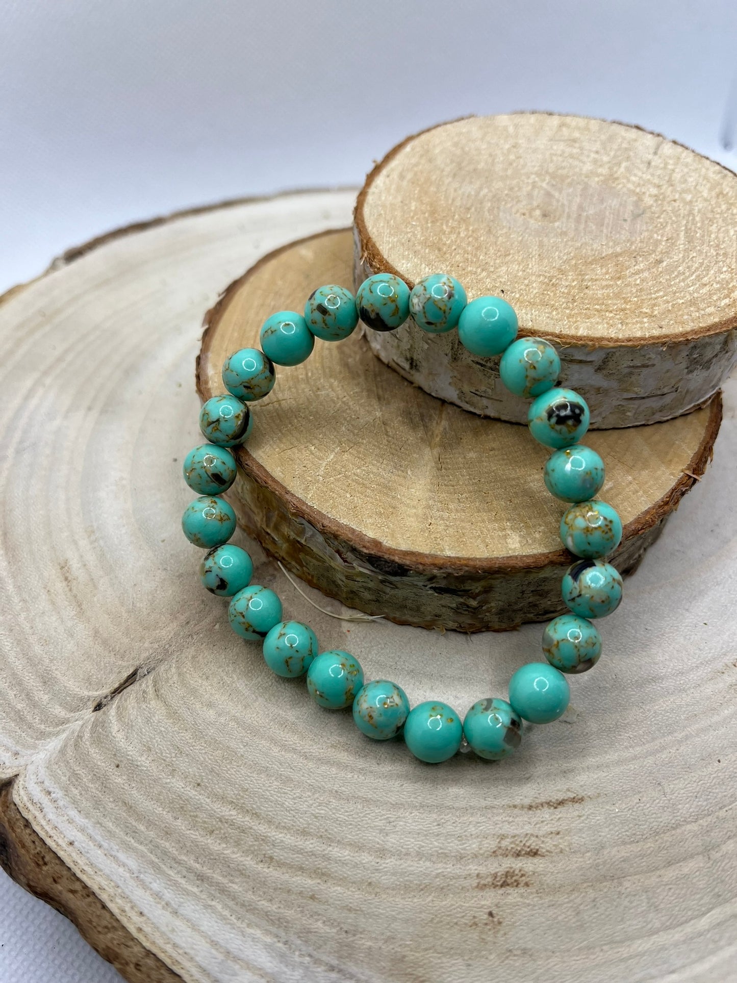 Bracelets Pierres - Turquoise vert
