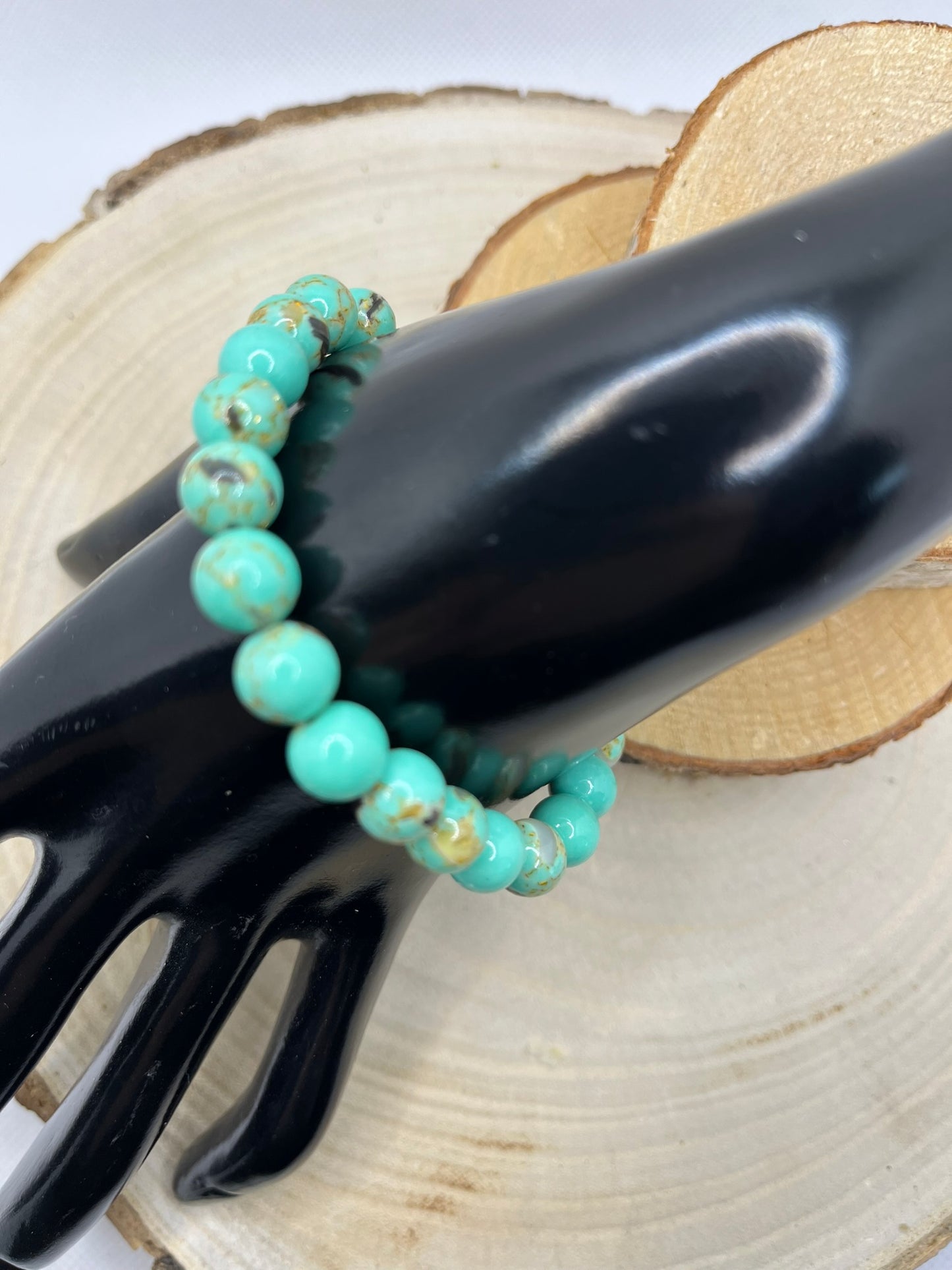 Bracelets Pierres - Turquoise vert
