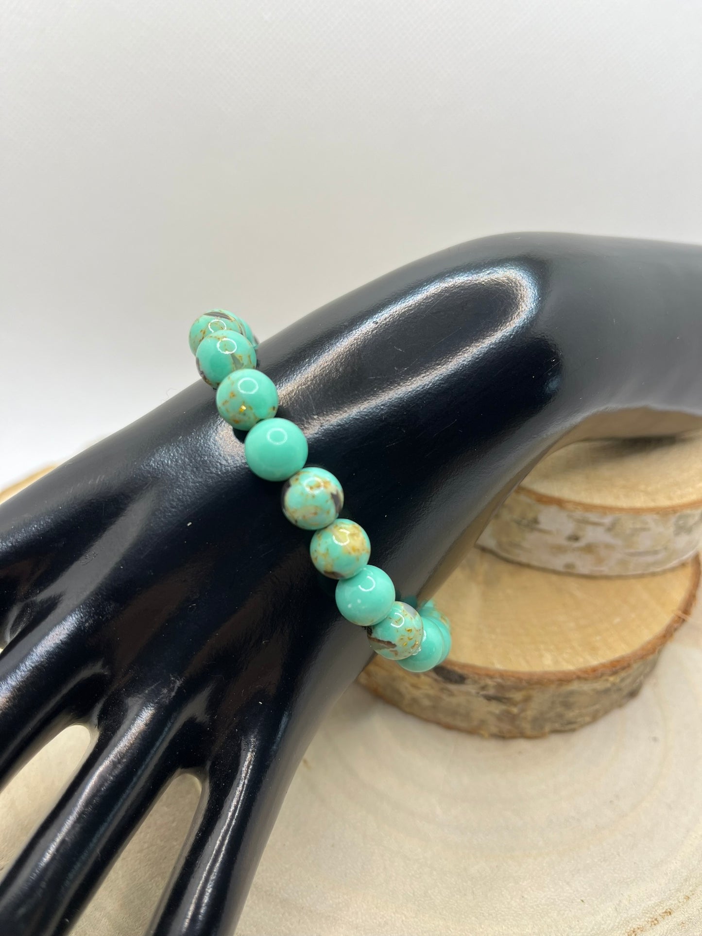 Bracelets Pierres - Turquoise vert