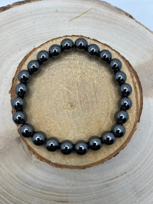 Bracelets Pierres naturelles - Hématite  8 mm